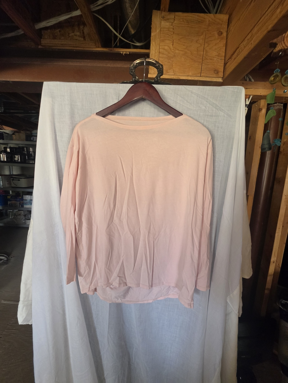 lululemon athletica Pale Pink Long Sleeve Crew Top